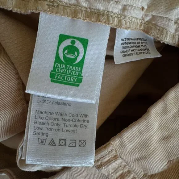 J. Crew Pleated capeside chino pants BP502 trousers in Light Khaki Size 14 - Picture 8 of 10